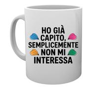 Ho Già Capito Semplicemente Non Mi Interessa Bicchiere Birra Tazza Taza Mug Cup
