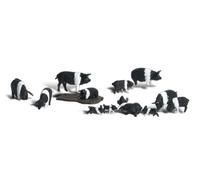 HO Hampshire Pigs Woodland Scenics (Importación USA)