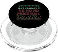 Ho Ho Ho Mosexual Orgullo Gay Feo Árbol De Navidad Familia LGBT PopSockets PopGrip para MagSafe