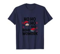 Ho Ho Ho y la Tarea - Divertido diseño de Vacaciones para Profesores Camiseta