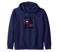 Ho Ho Ho y la Tarea - Divertido diseño de Vacaciones para Profesores Sudadera con Capucha