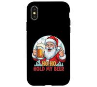 Ho Ho Hold My Beer Carcasa para iPhone X/XS