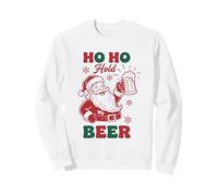 «Ho Ho Hold My Beer», Divertida Bebida navideña de Papá Noel Sudadera
