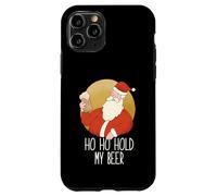HO HO Hold MY Beer Funny Borracho Santa Xmas Drink Meme Carcasa para iPhone 11 Pro