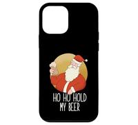 HO HO Hold MY Beer Funny Borracho Santa Xmas Drink Meme Carcasa para iPhone 12 Mini