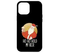 HO HO Hold MY Beer Funny Borracho Santa Xmas Drink Meme Carcasa para iPhone 12 Pro MAX