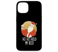HO HO Hold MY Beer Funny Borracho Santa Xmas Drink Meme Carcasa para iPhone 13