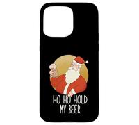 HO HO Hold MY Beer Funny Borracho Santa Xmas Drink Meme Carcasa para iPhone 15 Pro MAX