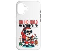 Ho Ho Hold My Controller, Divertido Papá Noel Gamer, Navidad Carcasa para iPhone 16