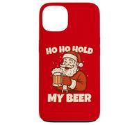 Ho Ho Hold My Drink Funny Santa Drinking Christmas Costume Carcasa para iPhone 13