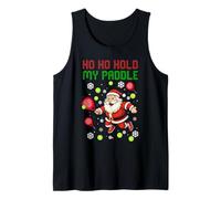 Ho Ho Hold My Pádel Navidad Pádel Tenis Navidad Vacaciones Camiseta sin Mangas