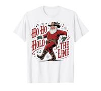 Ho Ho Hold The Line Dance Dancing Love Christmas Line Dance Camiseta