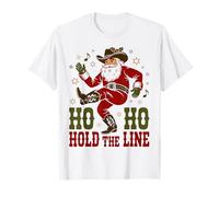 Ho Ho Hold The Line Dance Dancing Love Christmas Line Dance Camiseta