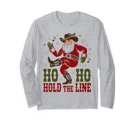 Ho Ho Hold The Line Dance Dancing Love Christmas Line Dance Manga Larga