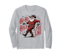Ho Ho Hold The Line Dance Dancing Love Christmas Line Dance Manga Larga