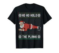 Ho ho Hold The Plank Gym Feo suéter Camiseta