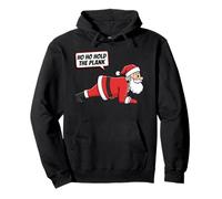 Ho Ho Hold The Plank Santa Christmas Fitness Sudadera con Capucha