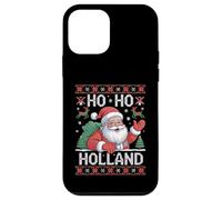 Ho Ho Holland Santa Claus Xmas Netherlands Ugly Christmas Carcasa para iPhone 12 Mini
