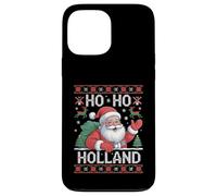 Ho Ho Holland Santa Claus Xmas Netherlands Ugly Christmas Carcasa para iPhone 13 Pro MAX
