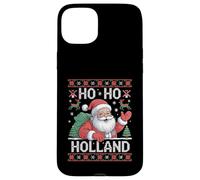 Ho Ho Holland Santa Claus Xmas Netherlands Ugly Christmas Carcasa para iPhone 15 Plus
