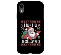 Ho Ho Holland Santa Claus Xmas Netherlands Ugly Christmas Carcasa para iPhone XR