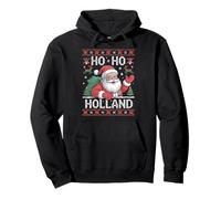 Ho Ho Holland Santa Claus Xmas Netherlands Ugly Christmas Sudadera con Capucha