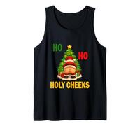 Ho Ho Holy Cheeks Navidad Divertida Santa Xmas Diseño Camiseta sin Mangas