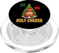 Ho Ho Holy Cheeks Navidad Divertida Santa Xmas Diseño PopSockets PopGrip para MagSafe