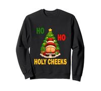 Ho Ho Holy Cheeks Navidad Divertida Santa Xmas Diseño Sudadera