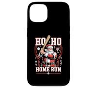 Ho Ho Home Run Béisbol Navidad Divertido Vacaciones Deportes Santa Carcasa para iPhone 13