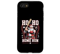 Ho Ho Home Run Béisbol Navidad Divertido Vacaciones Deportes Santa Carcasa para iPhone SE (2020) / 7/8