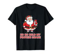 Ho Hold My Protein Shake Funny Fitness Holiday diseño Camiseta
