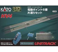 HO HV4 Interchange Track Set w/#6 Remote Turnout (japan import (Importación USA)