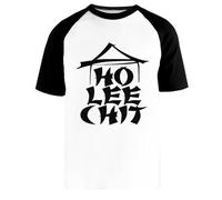 Ho Lee Chit Camiseta Beisbol Blanca Unisex Manga Corta Negra Unisex White Baseball T-Shirt Black Short Sleeve
