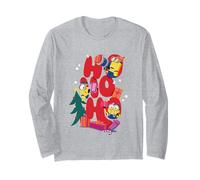 Ho Minions Christmas Fun Cheer Manga Larga