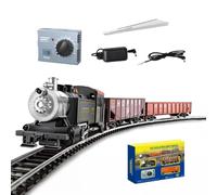 HO Scale 1:87 British 0-4-0 Juego de tren de vapor, locomotora de aleación con carros, pista, controlador, kit de ferrocarril modelo de bricolaje para aficionados