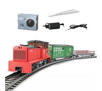 HO Scale 1:87 DDT - Juego de tren de motor de combustión interna, locomotora eléctrica 0-4-0 con carros, pista, controlador, kit de ferrocarril modelo de bricolaje para aficionados
