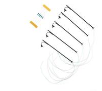Ho Scale Lattice Mast Light Set Para Modelo Ferrocarril Track 6060 Plataforma Led Lámpara Con Serie Resistor Para 12v A 16V Suministro Metal Construcción 103mm Alto Kit De 5 Unidades Para Diseño