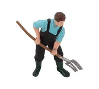HO-Skalen Modellbahn Figuras Set, pintadas PVC campesinos y pastores para dioramas realistas, personas de pie detalladas para diseños y estaciones de tren(ZQ712)