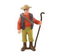 HO-Skalen modelo de tren figuras, campesinos y pastores pintados de PVC para dioramas realistas, personas de pie detalladas para diseños y estaciones de tren(ZQ 376)