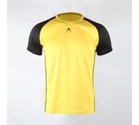 HO Soccer Camiseta de Fútbol Soccer Shirt Akademia Amarillo- Rinde al Máximo Nivel- Poliéster, Colores Disponibles, Unisex niños, Amarillo/Negro, 12XXS