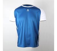 HO Soccer Camiseta de Fútbol Soccer Shirt Akademia Azul- Rinde al Máximo Nivel- Poliéster, Colores Disponibles, Unisex niños, Azul/Blanca, M