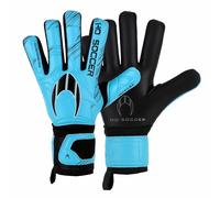 HO Soccer Guerrero Initial Blue Team Guantes de Portero, Unisex niño, Azul/Negro, 3,5
