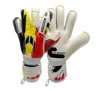 HO Soccer Guerrero One Patriot Belgium, Guantes Portero, Unisex Adulto, Rojo/Verde, 8