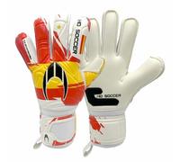 HO Soccer Guerrero One Patriot Spain, Guantes Portero, Unisex Niño, Rojo/Amarillo, 5