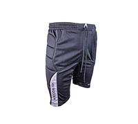 HO Soccer Icon Pantalón de Portero Corto Acolchado, Hombre, Negro, L