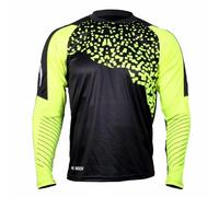 HO Soccer KONTROL Black/Lime Camiseta de Portero, Unisex niño, Negra/Lima, 14XS