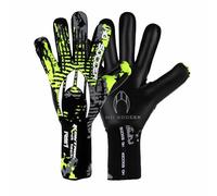 HO Soccer KONTROL Knit RS1 Lime Team Guantes de Portero, Unisex Adulto, Negro/Lima, 10,5