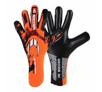 HO Soccer KONTROL Knit Tech II Black-Orange, Guantes Portero, Unisex niño, Naranja/Negro, 7,5