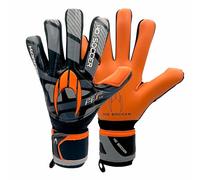 HO Soccer KORAZA NG Orange - con Protecciones para los Dedos extraíbles - Guantes de Portero, Unisex Adultos, Naranja/Gris, 11